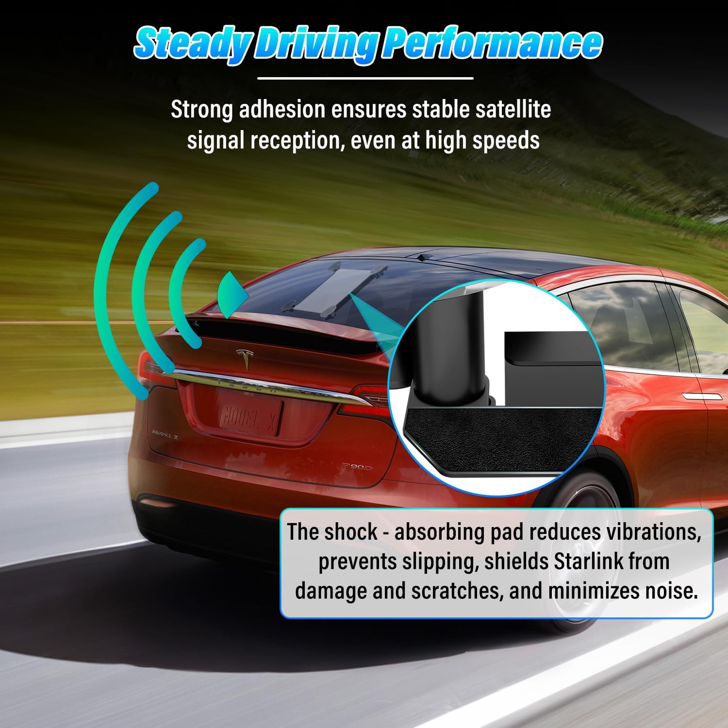 Starlink Mini Car Suction Cup Mount, Starlink Mini Accessories Secure Mounting Kit for Car Windows & Sunroofs, Strong Suction for Stable Satellite Signal on RVs, Boats, Road Trips 2 Replaceable Cups